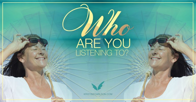 Who are you listening to? blog