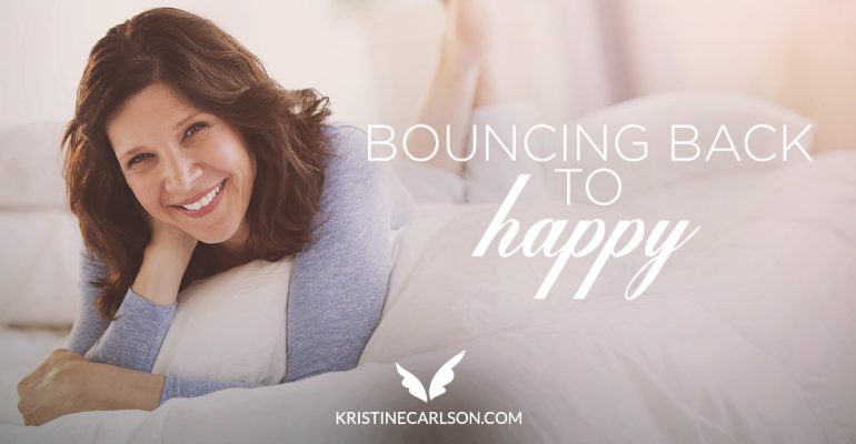 bouncing back to happy blog